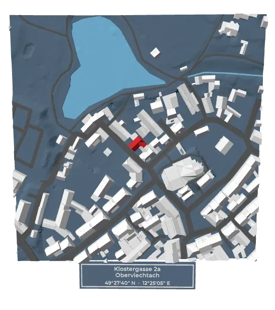 Dein Relief in 3D, Klostergasse 2a in Oberviechtach